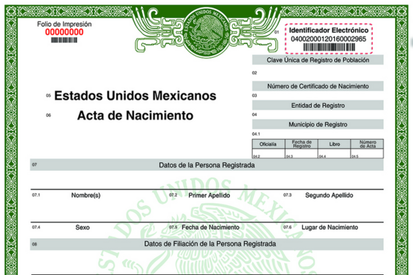 Información Esencial sobre Actas de Nacimiento en México